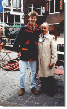 Bob Silver and the author at the commemoration in 2000